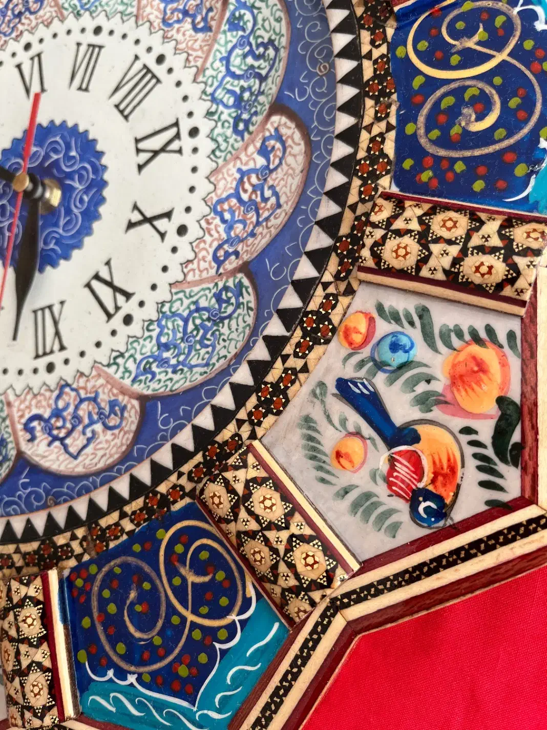 ساعت دیواری مینا کاری|ساعت دیواری و تزئینی|تهران, شهرک پرواز|دیوار