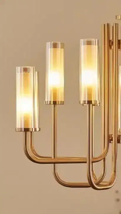 لوستر ۱۶ شاخه برنز|لوستر و چراغ آویز|کرج, عظیمیه|دیوار