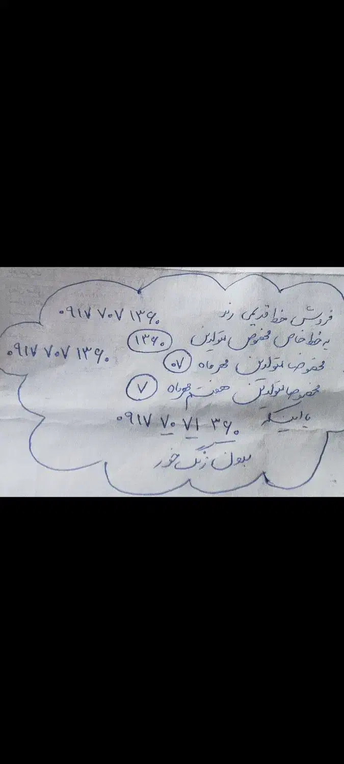 خط رندوخاص..بدون زنگ خور|سیم‌کارت|شیراز, عفیف‌آباد|دیوار