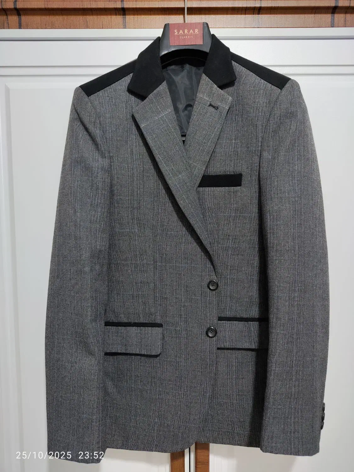 کت تک مردانه خاکستری کاملا نو|لباس|اراک, |دیوار