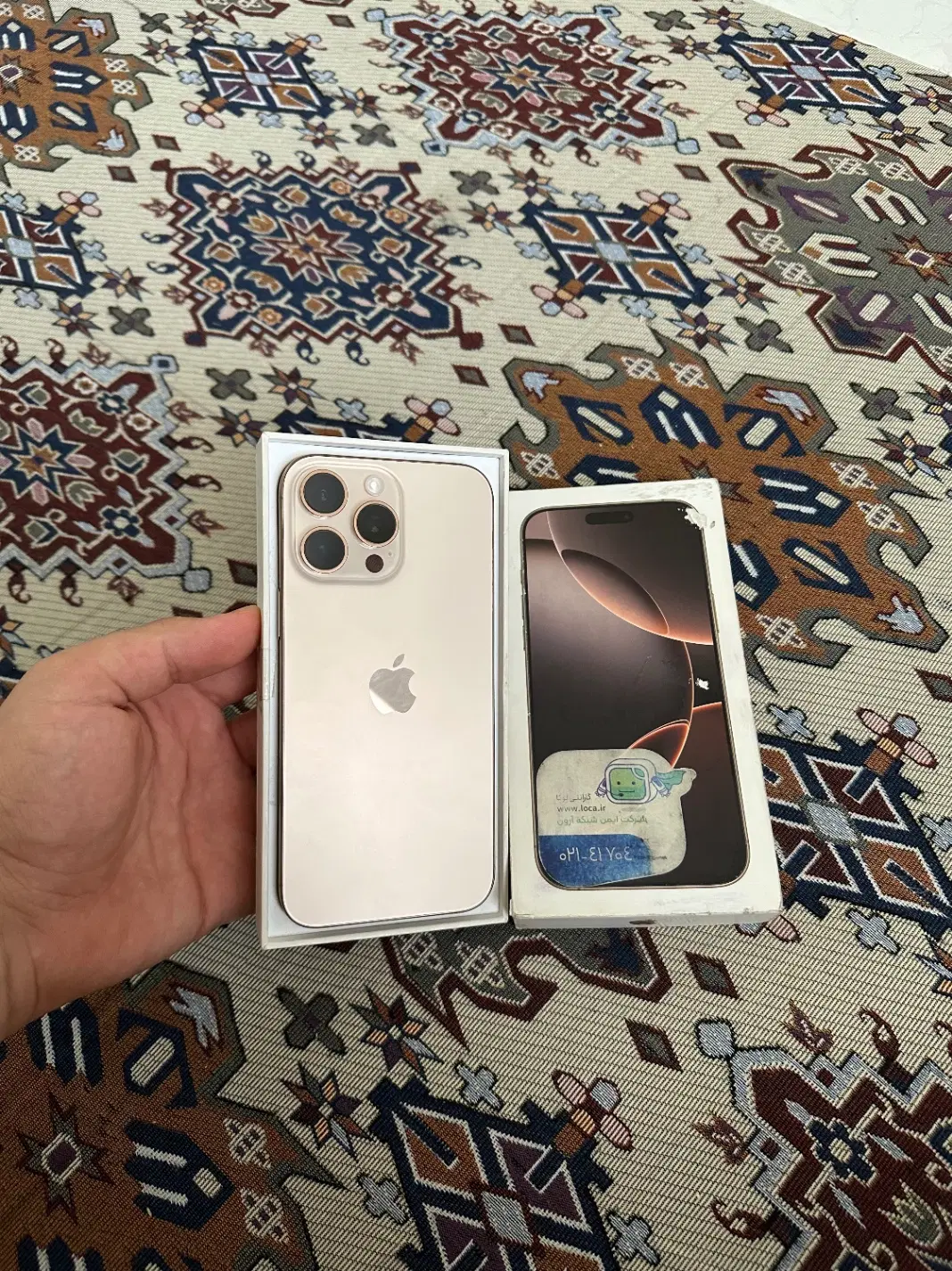 iPhone 16 pro max 256 zaa battery 100|موبایل|تهران, سلسبیل شمالی|دیوار
