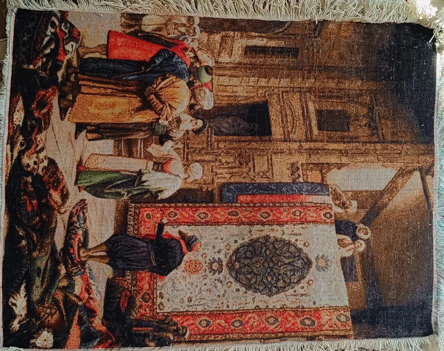 تابلوفرش بازار فرش قاهره|تابلو فرش|ری, حمزه‌آباد|دیوار