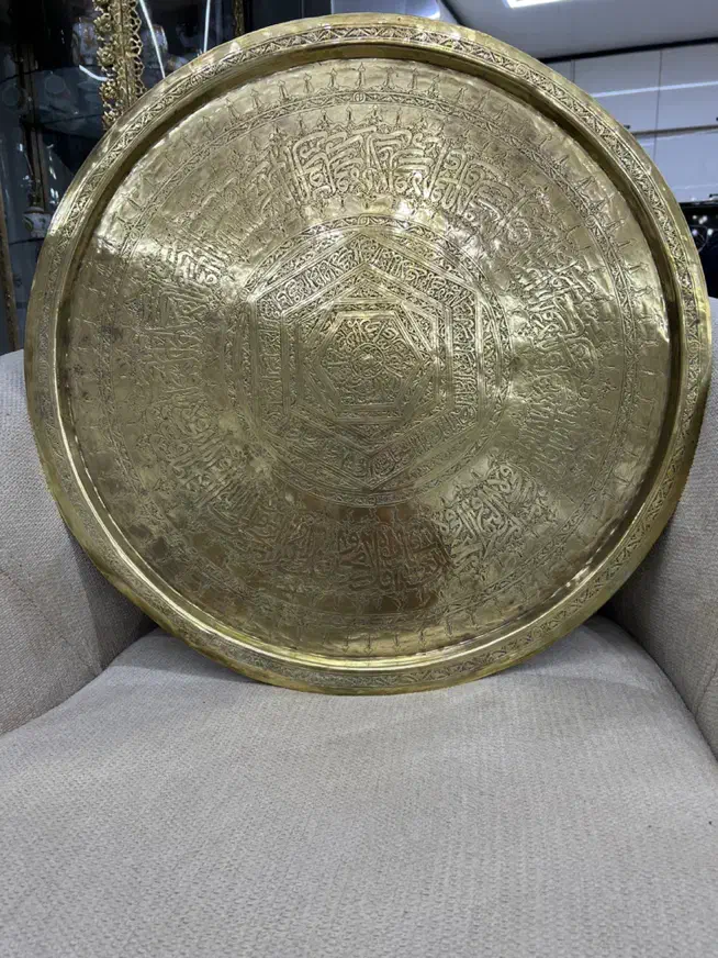 سینی مسی قدیمی|کلکسیون اشیاء عتیقه|رودهن, |دیوار