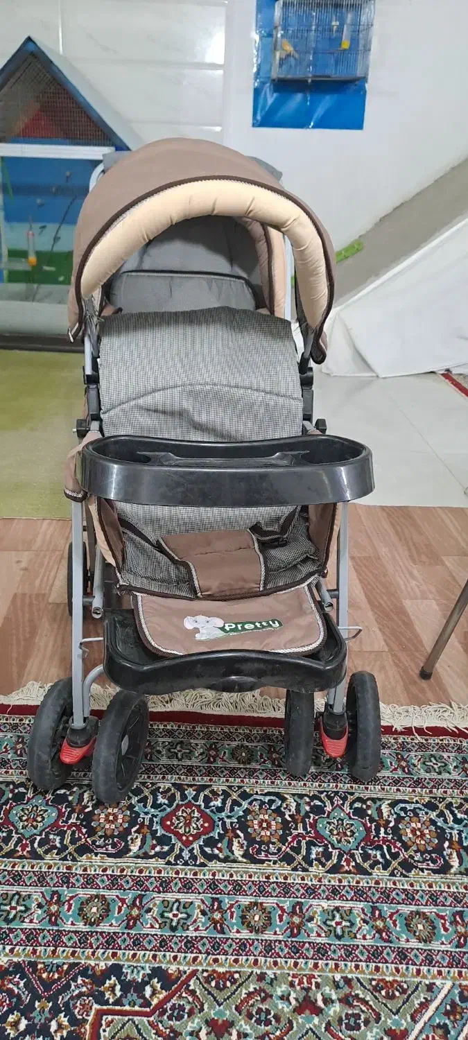 کالسکه دوقلو /کریر /گهواره/|اسباب و اثاث بچه|خرمآباد, |دیوار