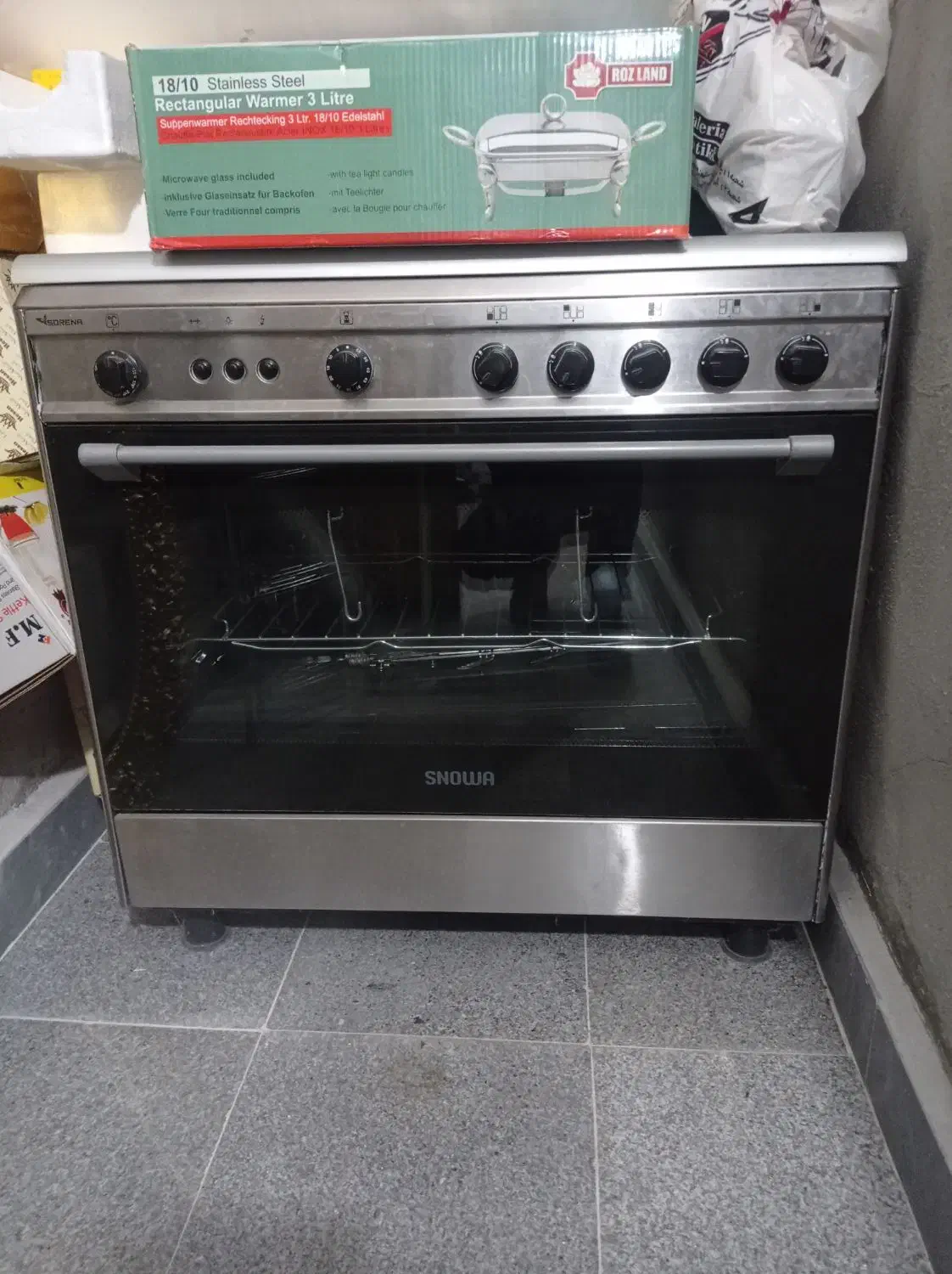 اجاق گاز فر تمام استیل|اجاق گاز و لوازم برقی پختوپز|ماکو, |دیوار