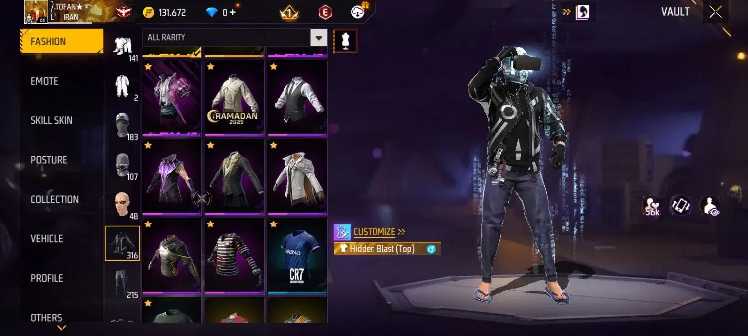 اکانت فری فایر|کنسول، بازی ویدئویی و آنلاین|گرگان, |دیوار