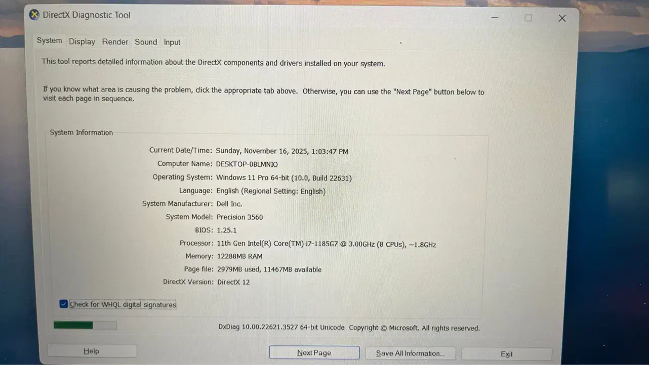 لپ تاپ دل i7 نسل ۱۱|رایانه همراه|تبریز, |دیوار