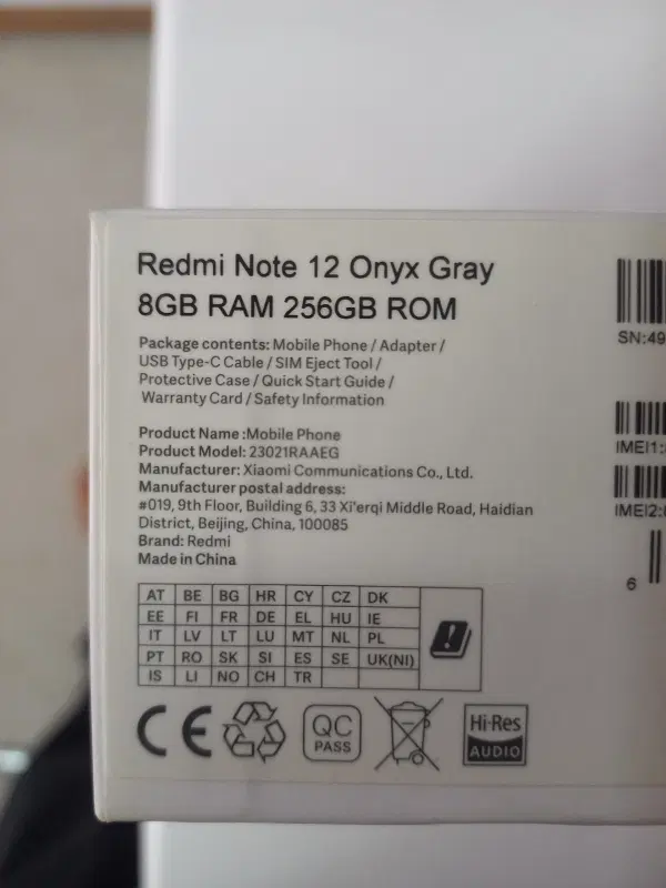 گوشی Redmi Note12|موبایل|مشهد, طبرسی شمالی|دیوار