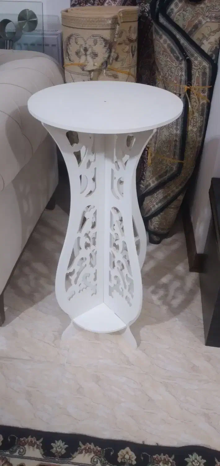 میز بار،میز کنار سالنی ،میز تزئینی وشلف ۳ تکه|مبلمان خانگی و میز عسلی|میاندوآب, |دیوار