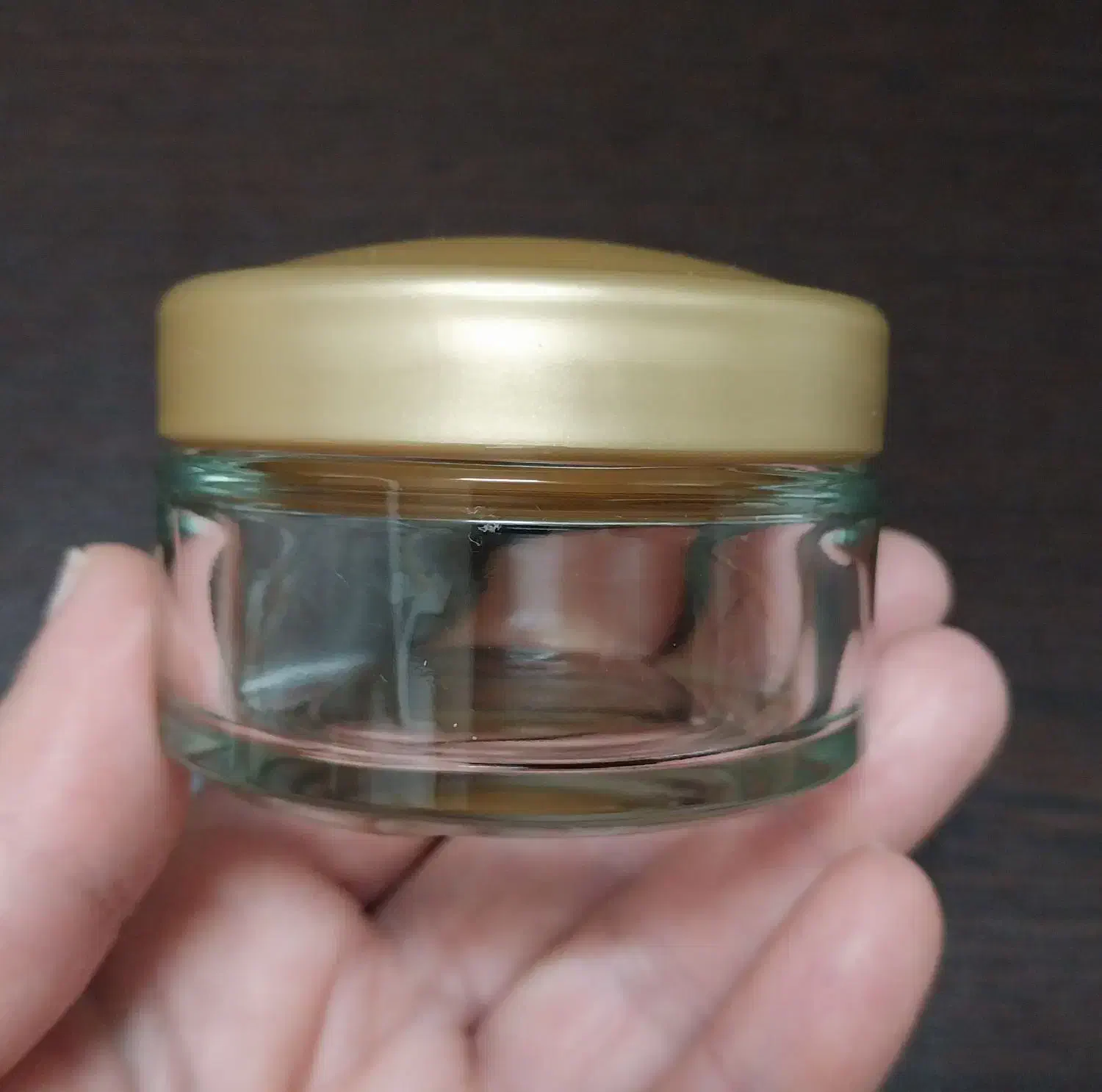 ظرف شیشه ای شفاف با درب طلایی خارجی(ترکیه ای)|ظروف نگهدارنده، پلاستیکی، یک‌بارمصرف|تهران, ایران|دیوار