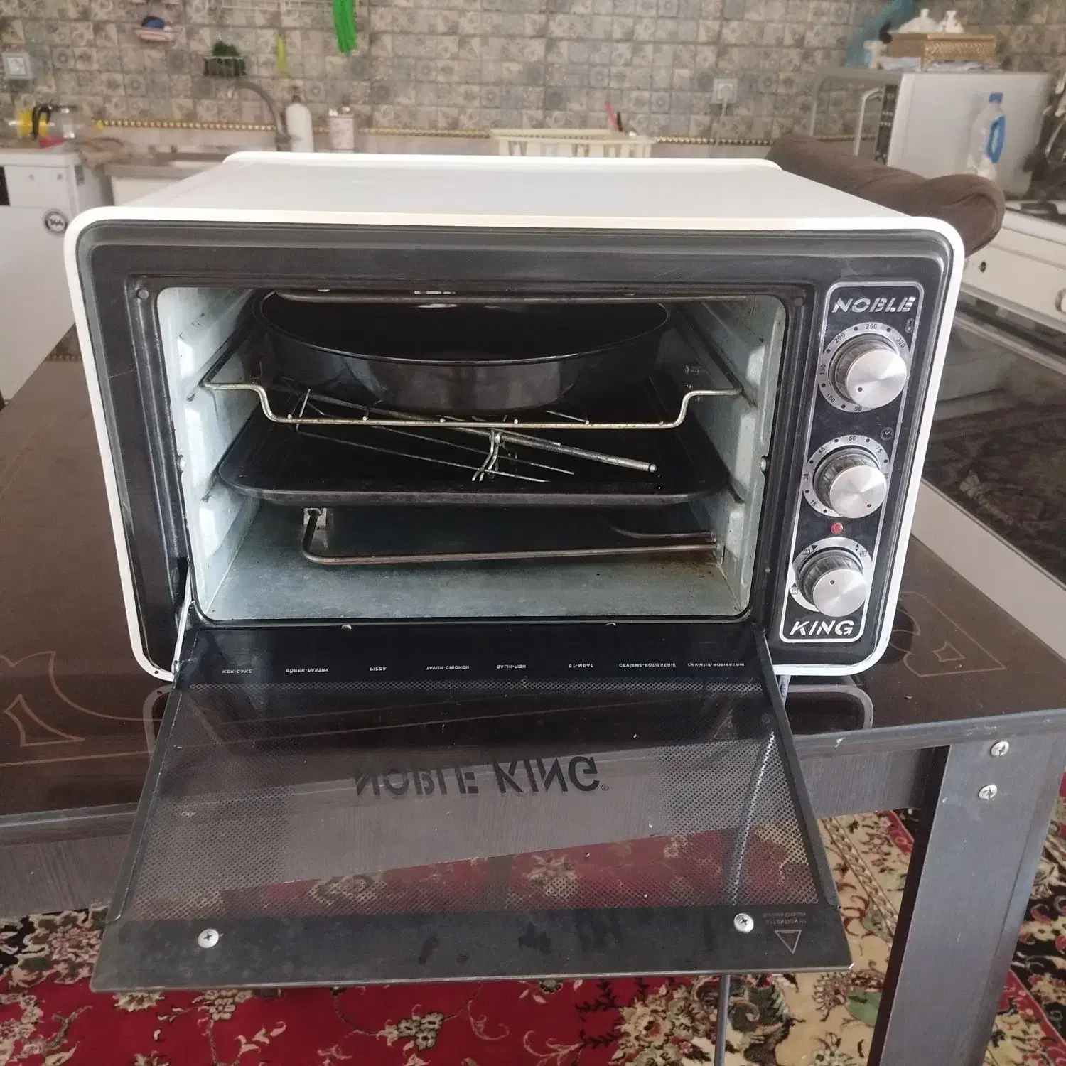 توستر نوبل کینگ 45لیتری1700کاملا سالمتضمینی|اجاق گاز و لوازم برقی پخت‌وپز|خرم‌آباد, |دیوار