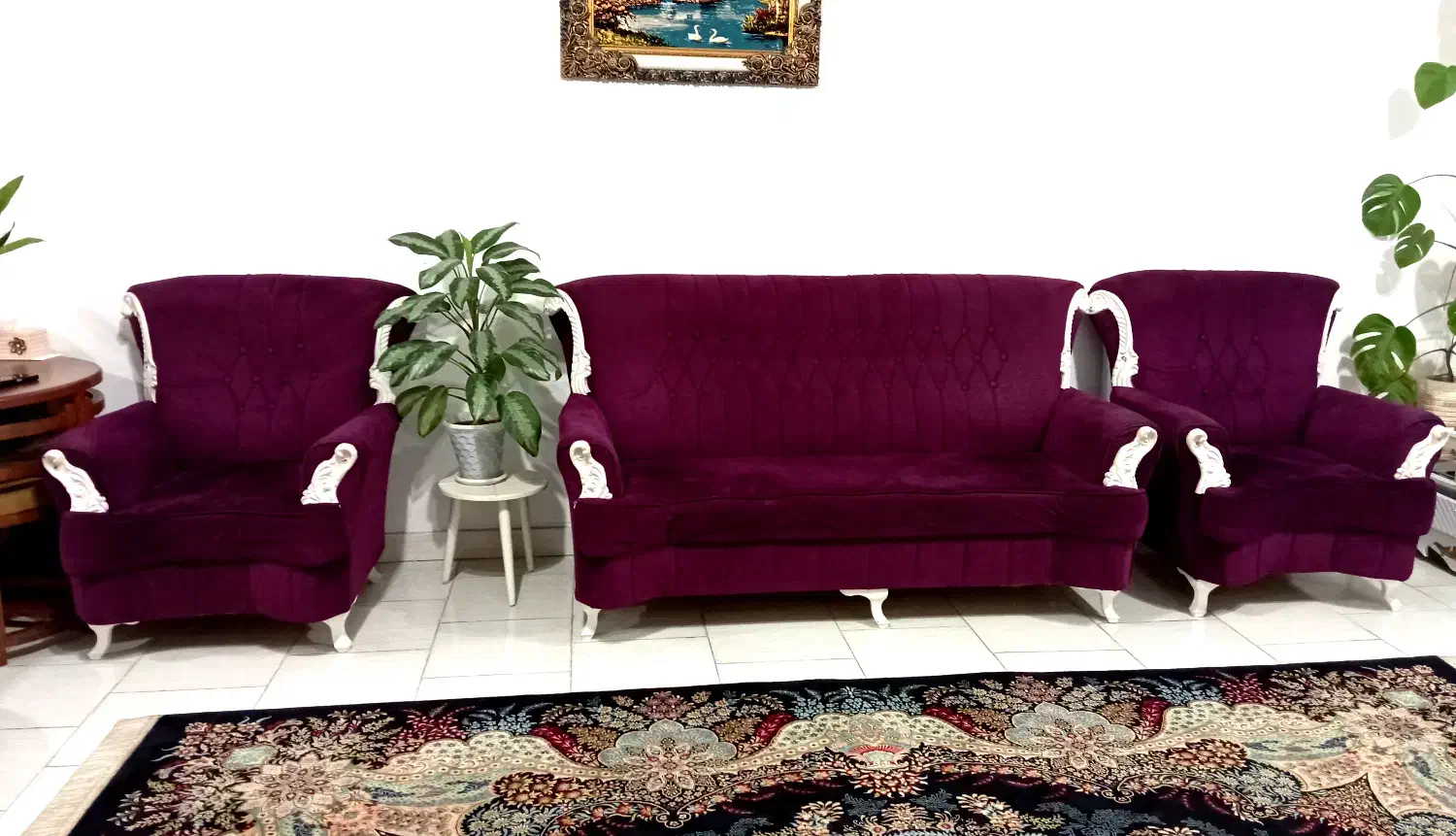 مبل ۷ نفره|مبلمان خانگی و میز عسلی|رشت, دیانتی|دیوار