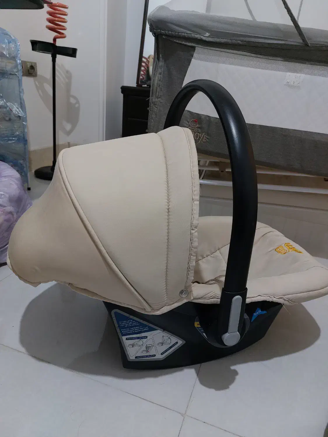 گهواره کنارتخت مادر، کریر، روروعک ،کالسکه|اسباب و اثاث بچه|آستانه اشرفیه, |دیوار