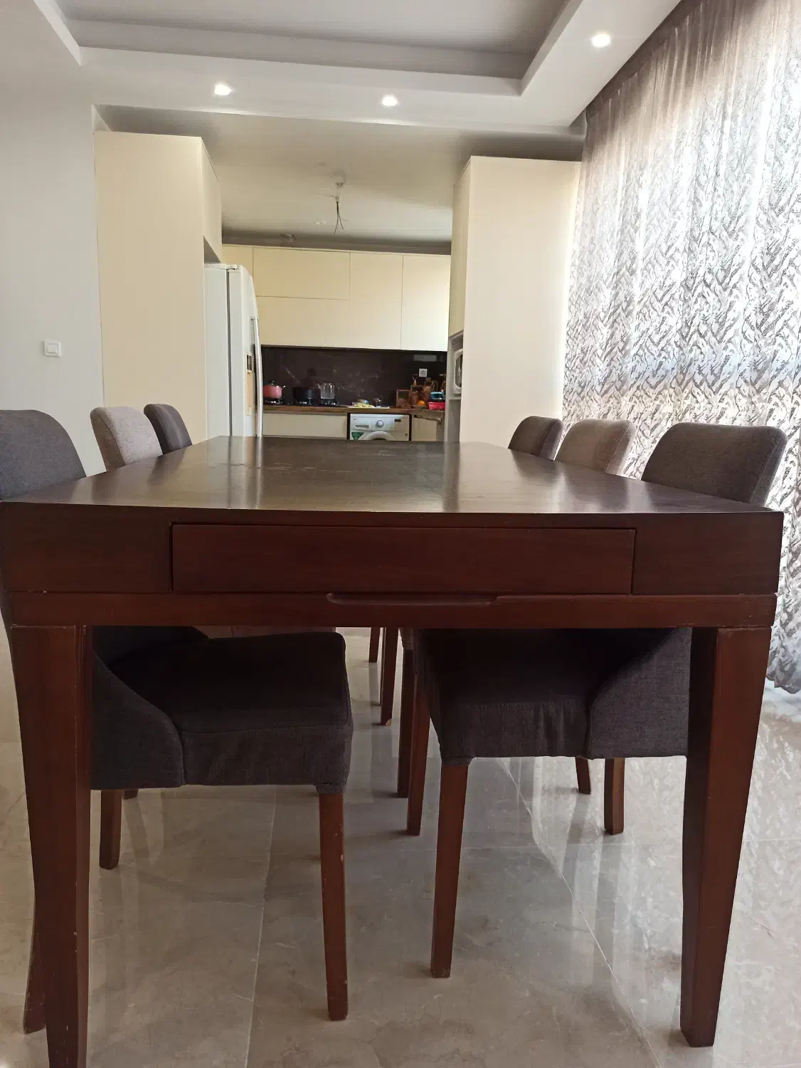 میز غذا خوری 8 نفره|میز و صندلی غذاخوری|تهران, علم و صنعت|دیوار