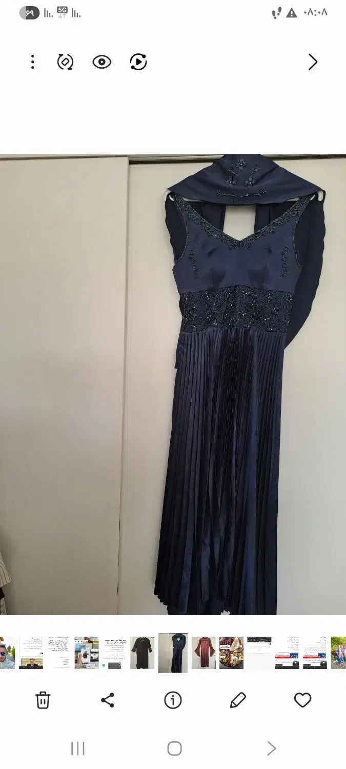 یک عدد لباس پلیسه جنس خوب همرده شال|لباس|فردیس, فردیس|دیوار