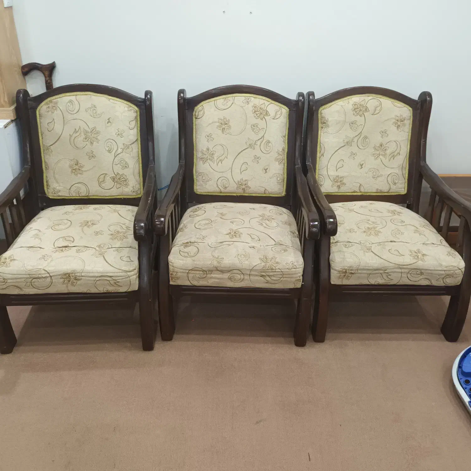 فروش مبل چوبی ۷ نفره|مبلمان خانگی و میز عسلی|ساری, |دیوار