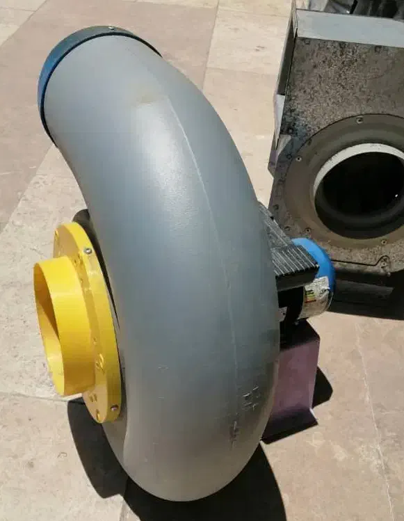 هواکش PVC حلزونی ضد اسید|پنکه و تصفیه‌کنندهٔ هوا|زنجان, |دیوار