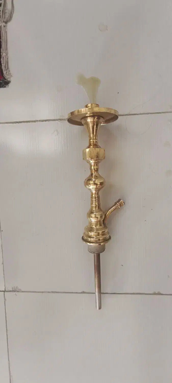 قلیان برنزی سنگین بدون طعم|صنایع دستی و سایر لوازم تزئینی|تبریز, |دیوار