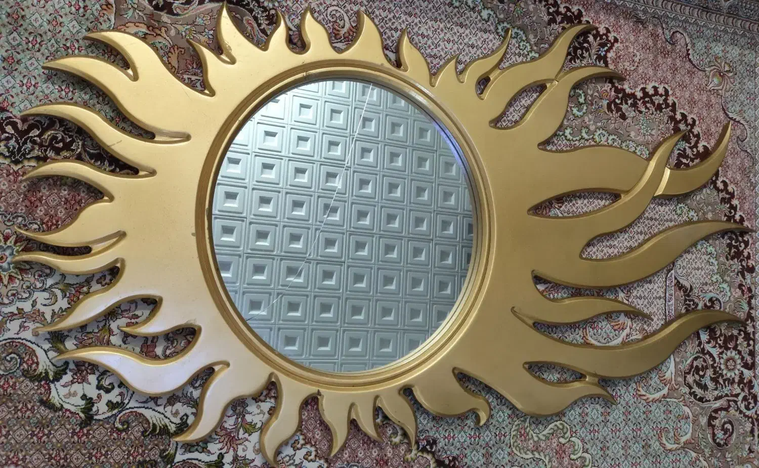 آینه طرح خورشید|آینه|پرند, فاز ۵|دیوار