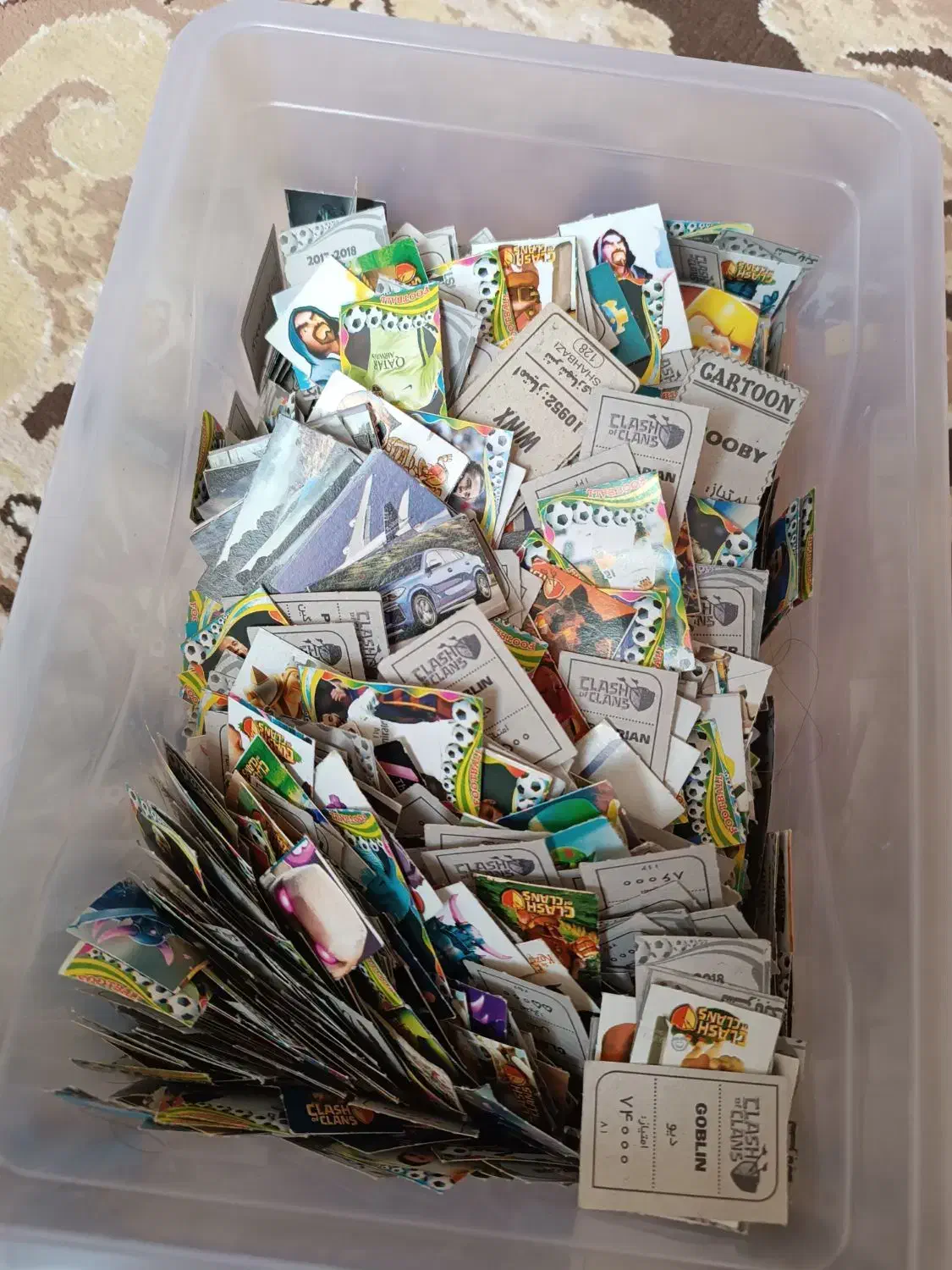 ۵۰۰ عدد کارت بازی کلکسیونی|اسباب‌بازی بچه|شهریار, شهریار|دیوار