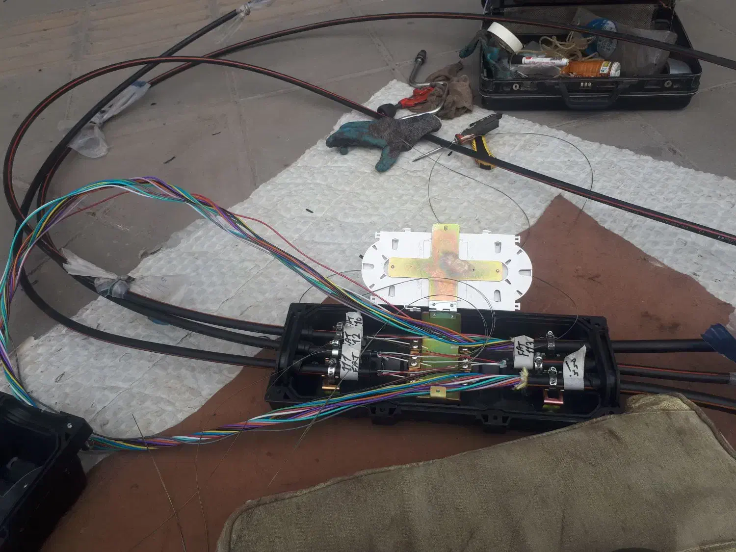 فیوژن فیبر نوری|مودم و تجهیزات شبکه|قزوین, |دیوار