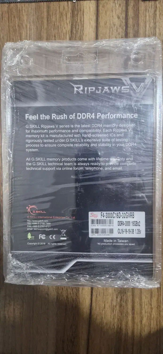 Ram RIPJAW 32GB DDR4-3000 16GBx2|قطعات و لوازم جانبی رایانه|تهران, نیلوفر|دیوار