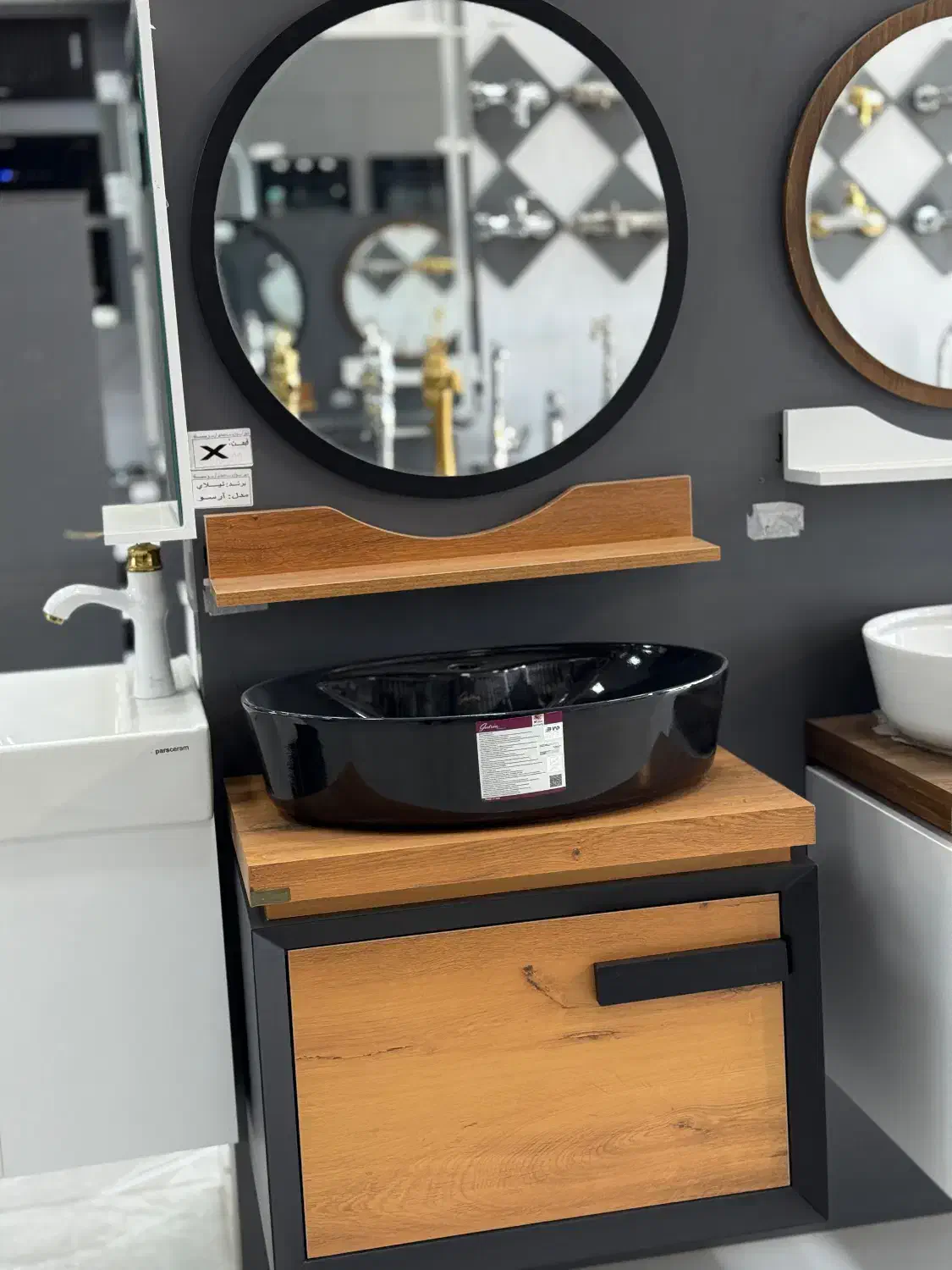 فول ست روشویی کابینی pvc با سنگ و آیینه باکس|مصالح و تجهیزات ساختمان|تهران, بروجردی|دیوار