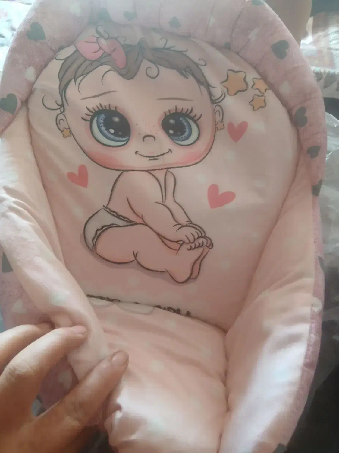 آغوشی قنداق نوزادی  دخترانه نو نو|کفش و لباس بچه|شیرگاه, |دیوار