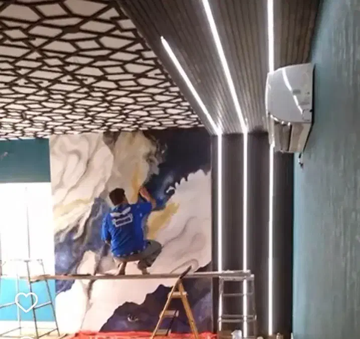 دکوراسیون میکروسمنت، رنگ و بازسازی تخصصی ساختمان|خدمات پیشه و مهارت|آبادان, |دیوار