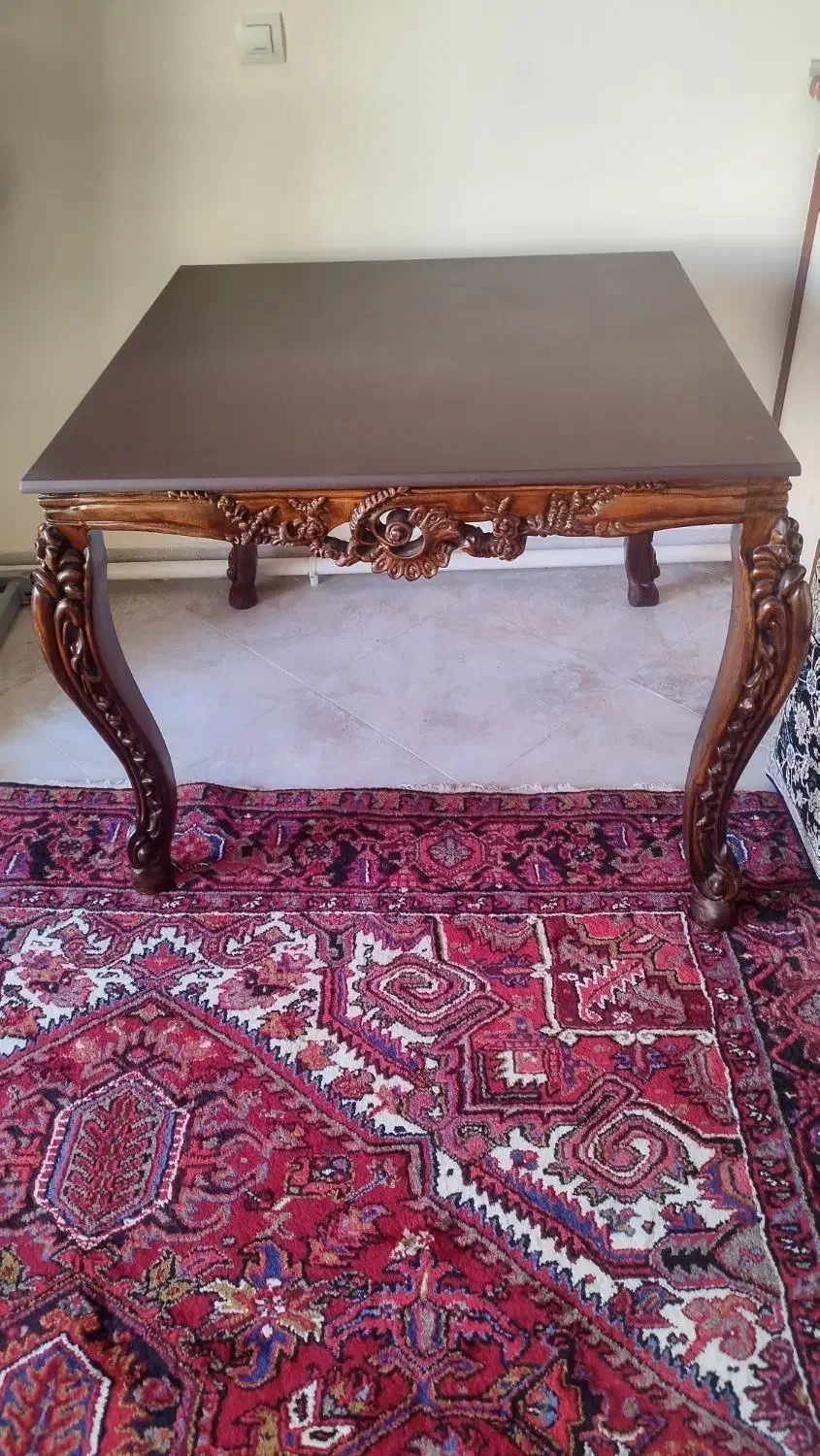 میز ناهارخوری چوب راش کاملا سالم و نو|میز و صندلی غذاخوری|تبریز, |دیوار