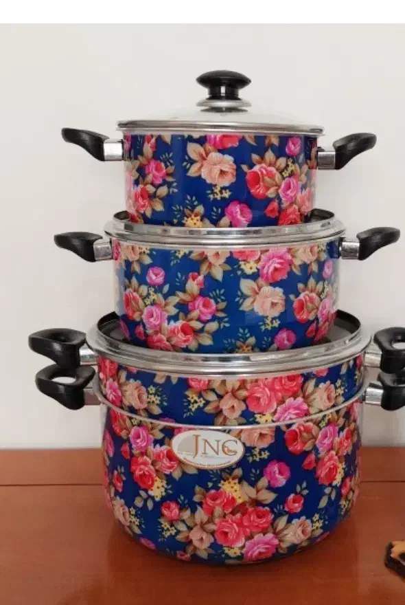 سرویس قابلمه نسوز داخل مشکی|ظروف پختوپز|نسیمشهر, |دیوار