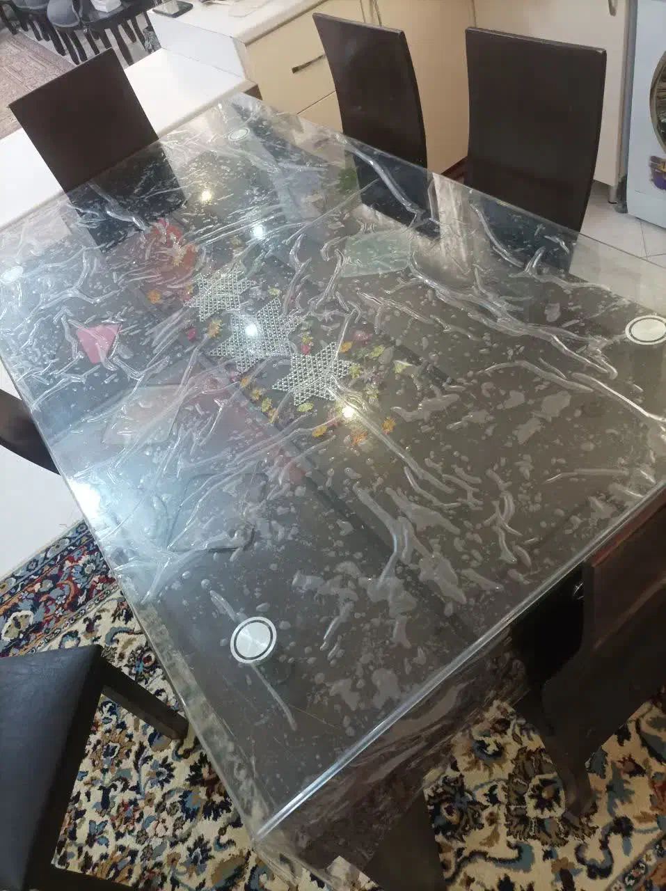 میز ناهارخوری ۶ نفره|میز و صندلی غذاخوری|پرند, فاز ۰|دیوار