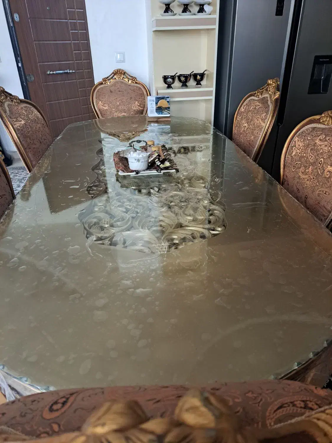 میز غذا خوری ۶ نفره|میز و صندلی غذاخوری|اردبیل, |دیوار