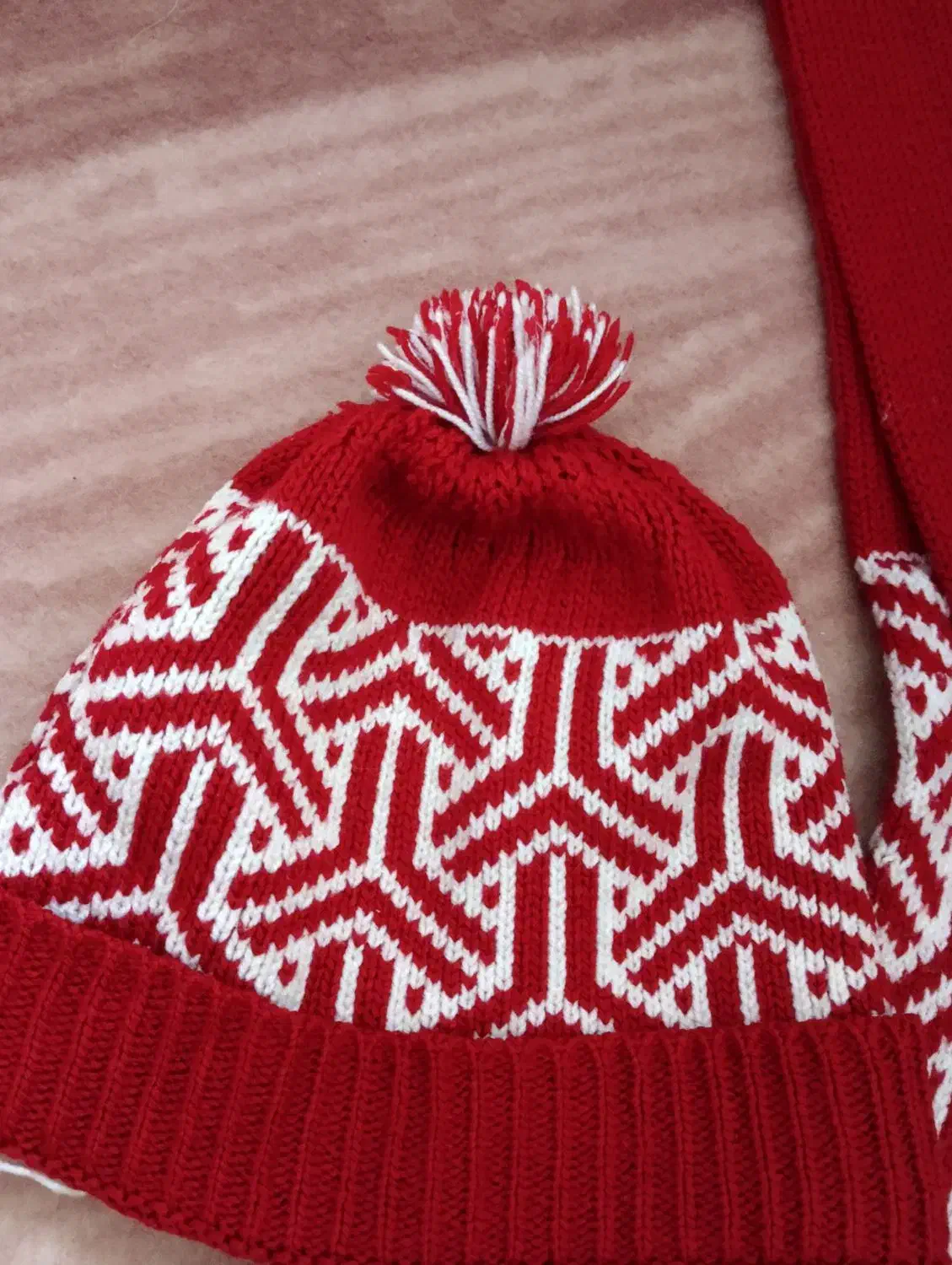 کلاه شال دخترانه وبلوز بافت|لباس|ارومیه, |دیوار