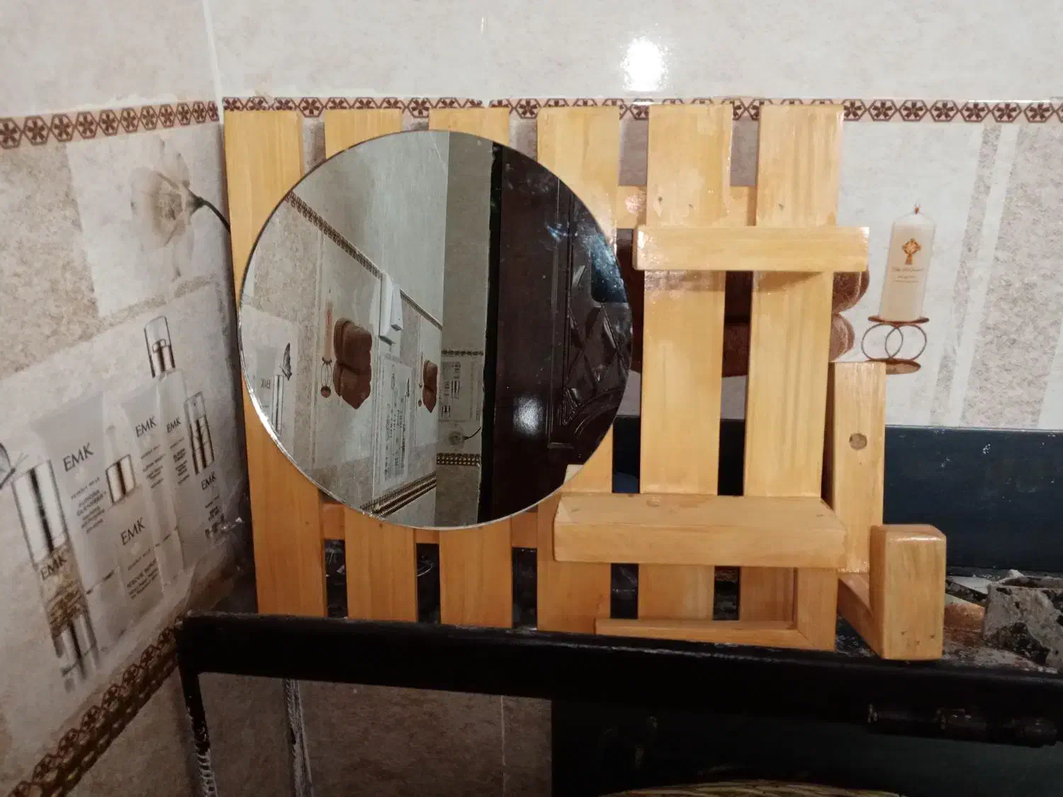 اینه چوبی|لوازم سرویس بهداشتی|تربت‌حیدریه, شهرک ولیعصر|دیوار