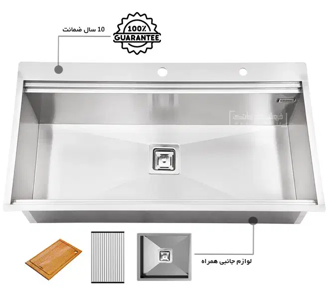 سینک استیل ظرفشویی طرح دست ساز|مصالح و تجهیزات ساختمان|کرج, کوی امامیه|دیوار