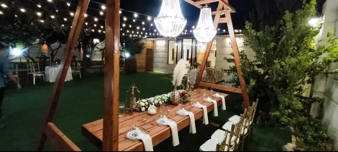 باغ تالار باغ مراسم عروسی جشن نامزدی تولدخانوادگی|اجارهٔ کوتاه‌مدت ویلا و باغ|ملارد, |دیوار