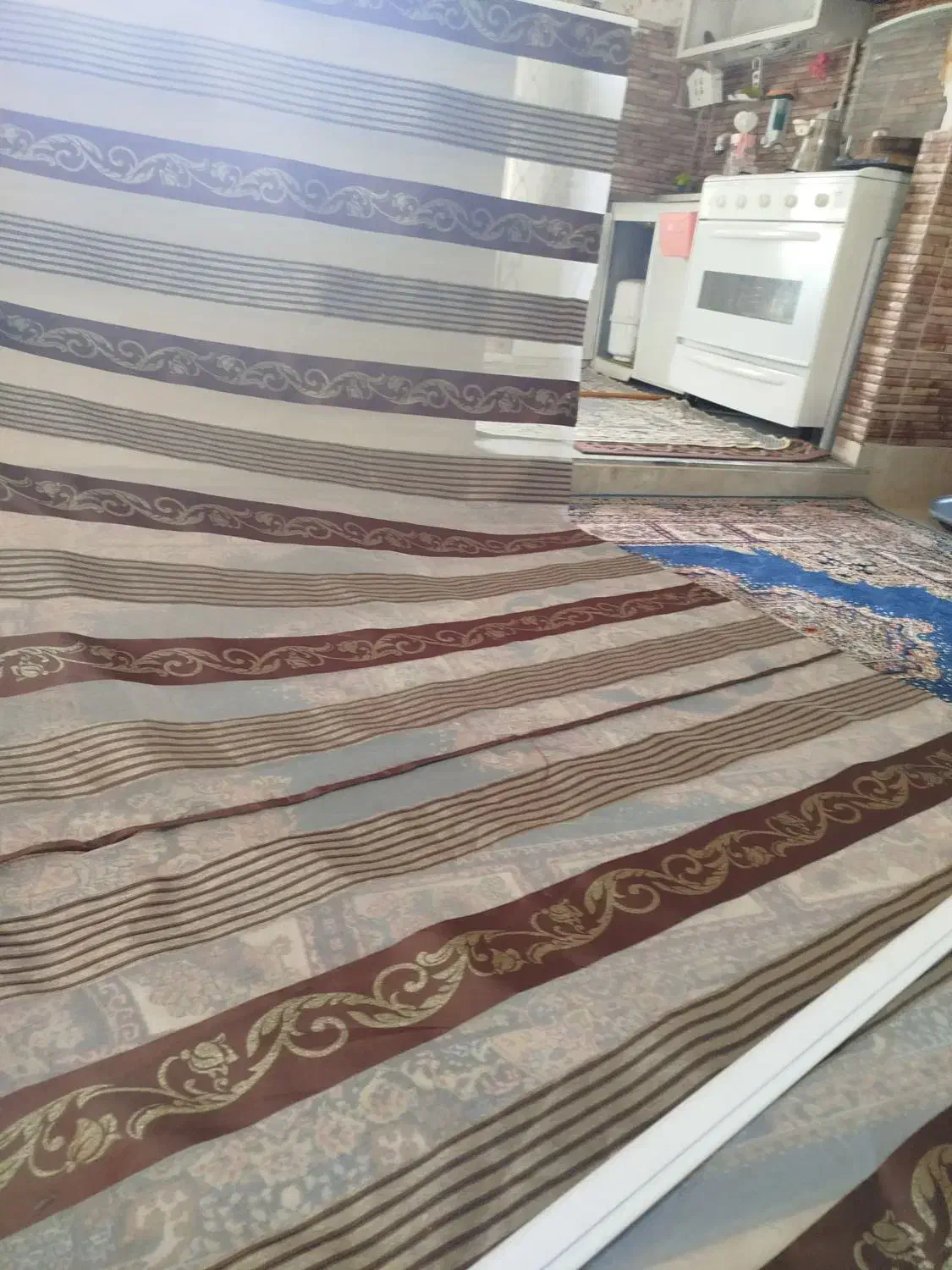 پرده زبرا 260 در2متر|پرده، رانر، رومیزی|قم, سراجه (۱۵ خرداد)|دیوار