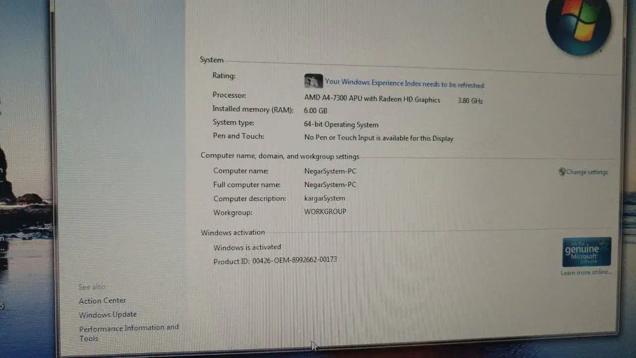 سیستم ASUS|رایانه رومیزی|میبد, |دیوار