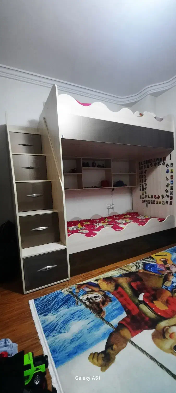 تخت ۲طبقه|تخت و سرویس خواب|رشت, رودبارتان|دیوار