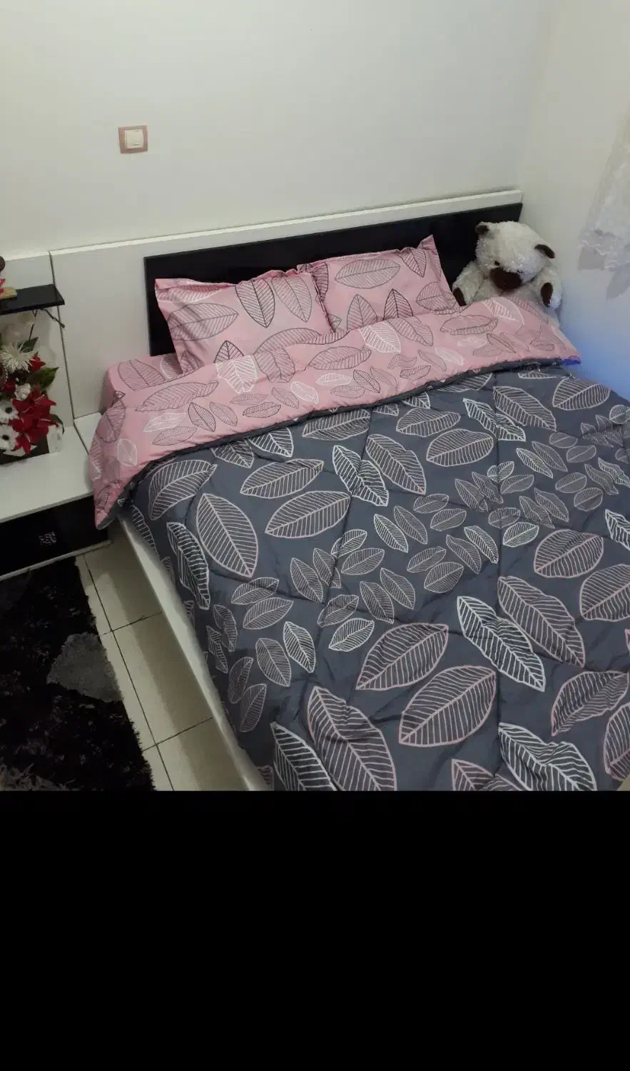 تخت دو نفره آباژوردار|تخت و سرویس خواب|فردوسیه, |دیوار