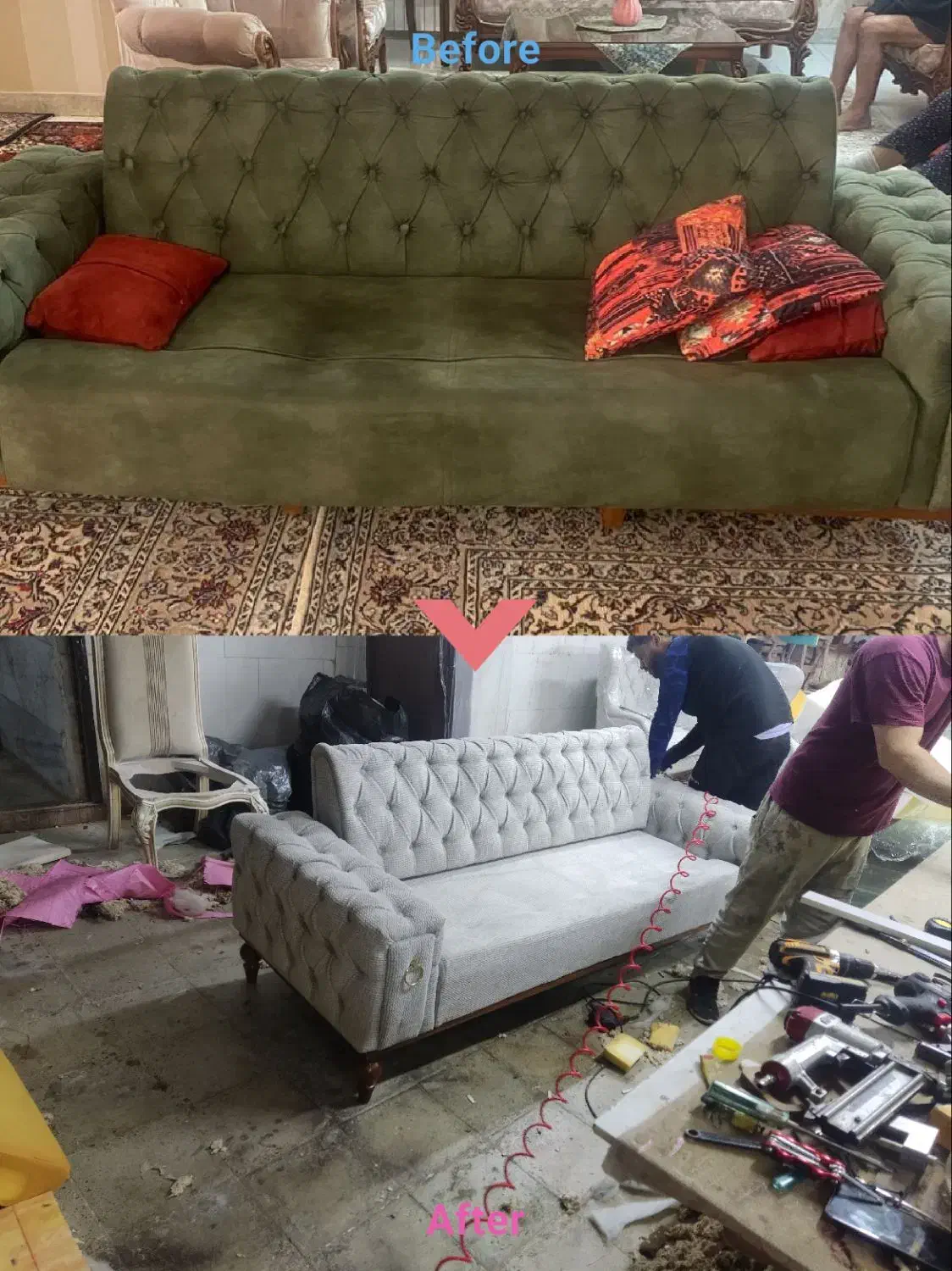 تعمیرات مبلمان مجلل|خدمات پیشه و مهارت|کرج, گلشهر|دیوار