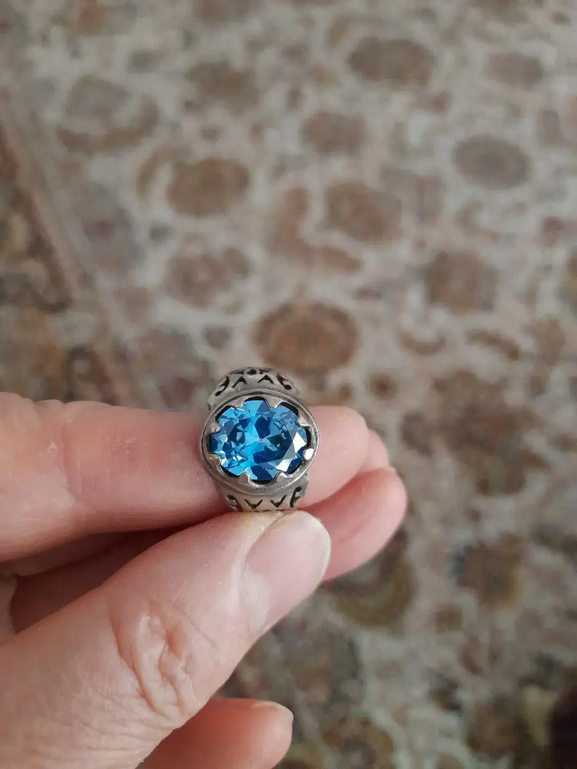 انگشتر توپاز اصل|جواهرات|پرند, فاز ۰|دیوار