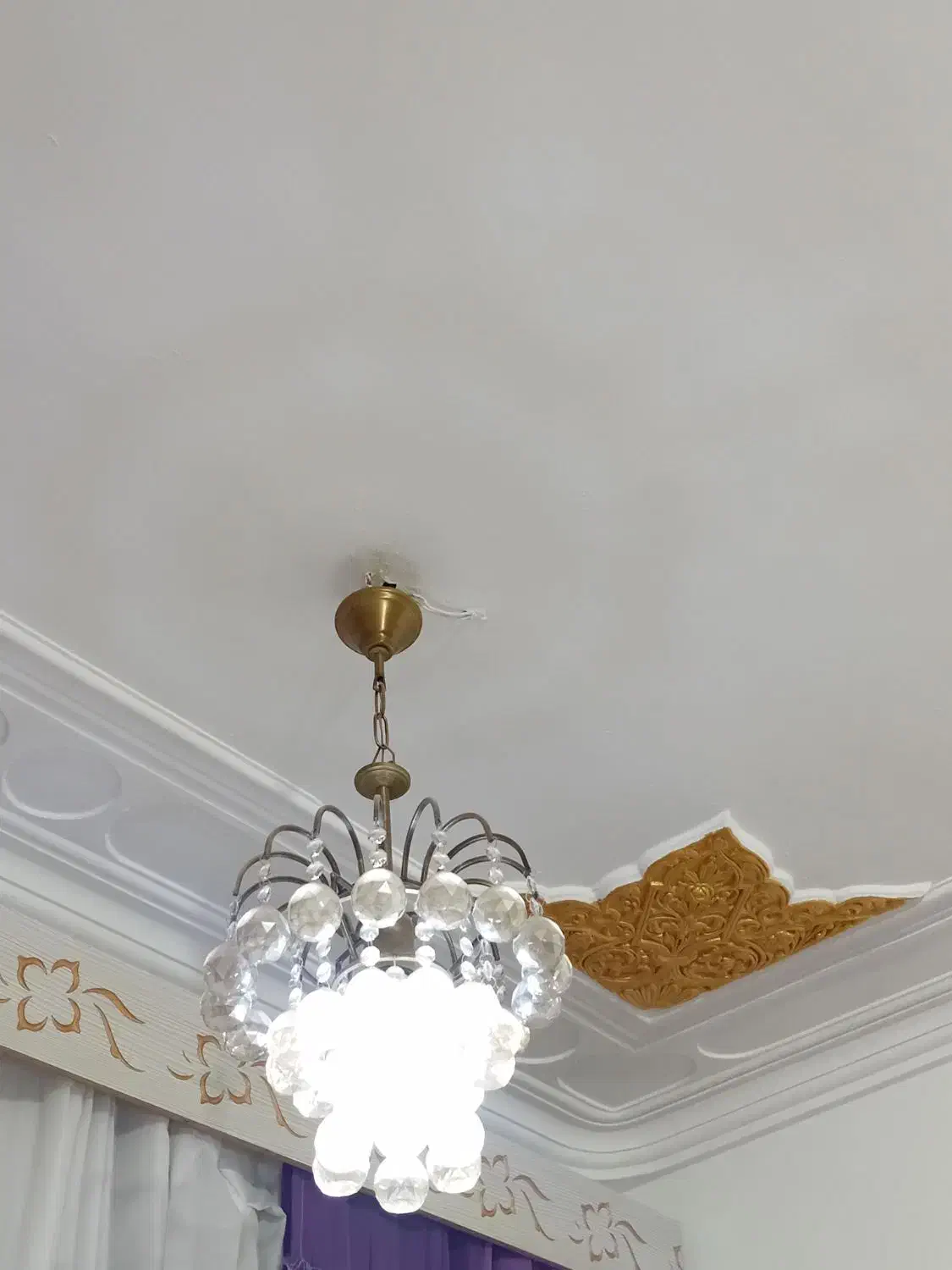 یک جفت لوستر همراه با دکوری|لوستر و چراغ آویز|بندر کنگان, |دیوار