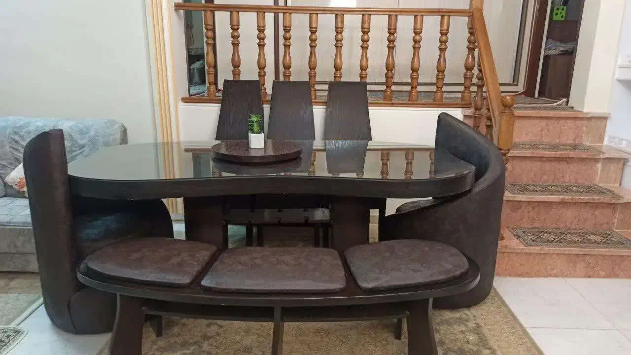 میز غذاخوری مبل راحتی میز ال سی دی عسلی|مبلمان خانگی و میز عسلی|شازند, |دیوار