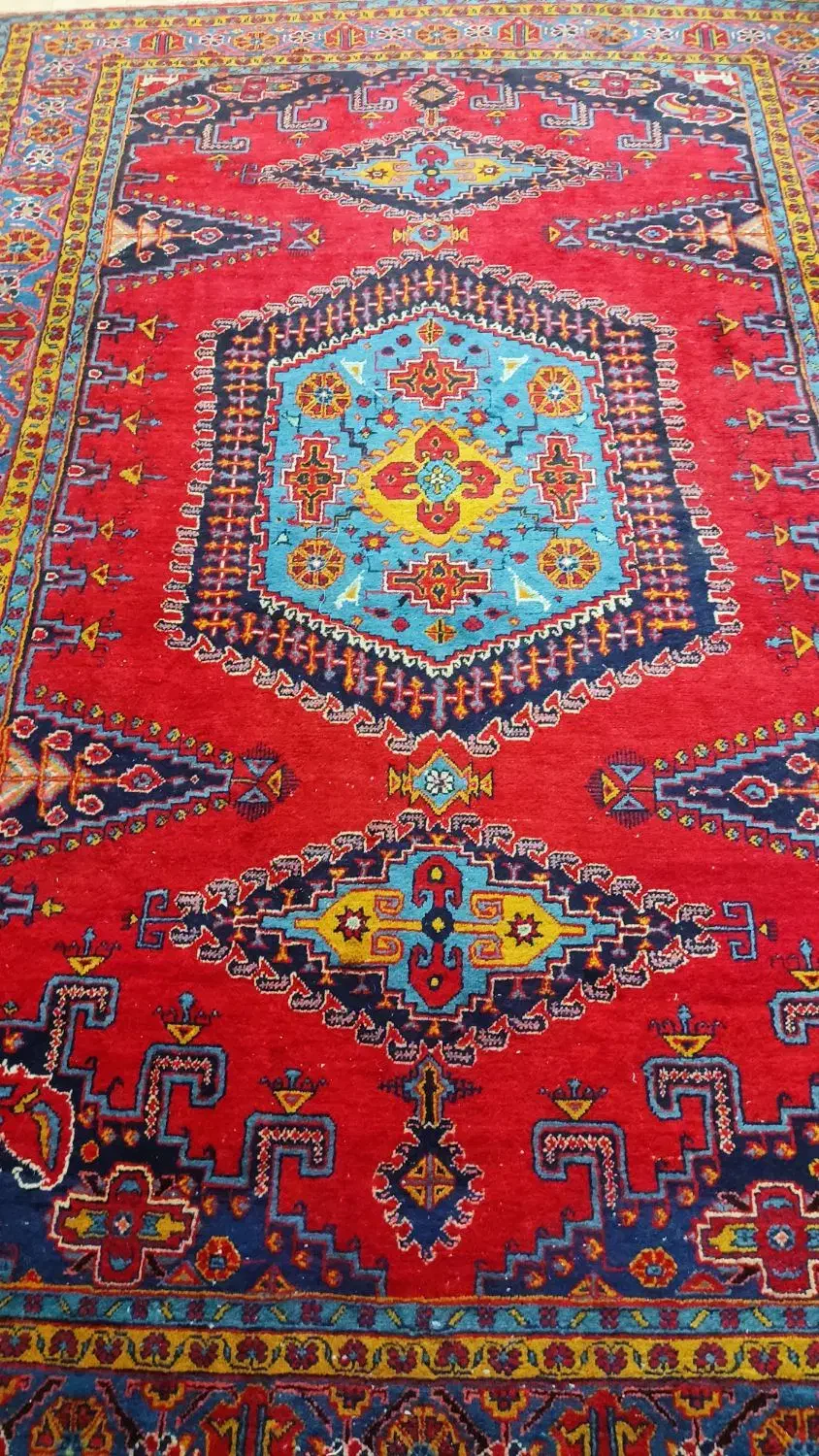 قالی ویس طرح لچک وترنج ۹متری|فرش|اصفهان, جاوان|دیوار