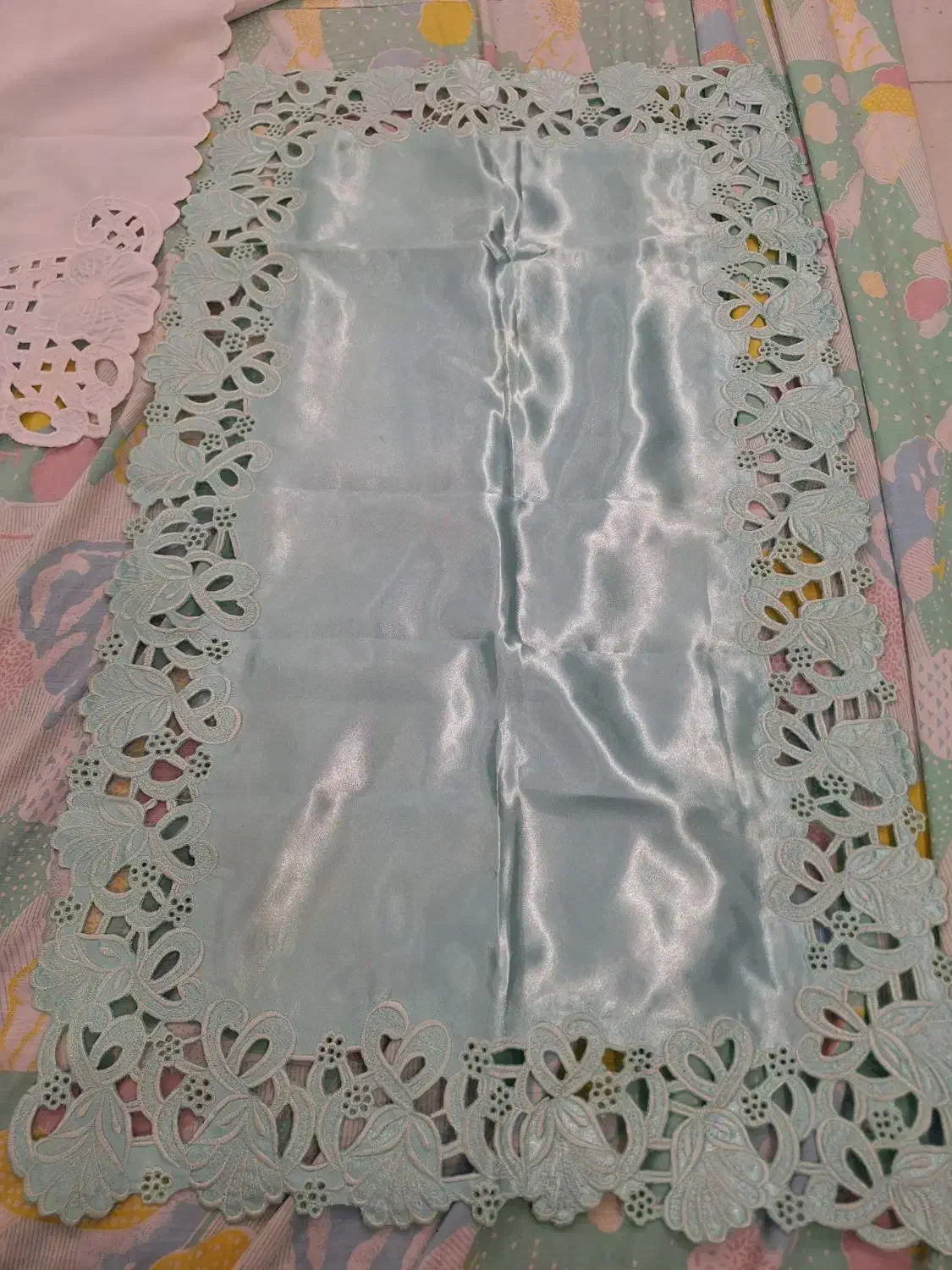 رویه کوسن ساتن|پرده، رانر، رومیزی|مشهد, تربیت (صدف)|دیوار