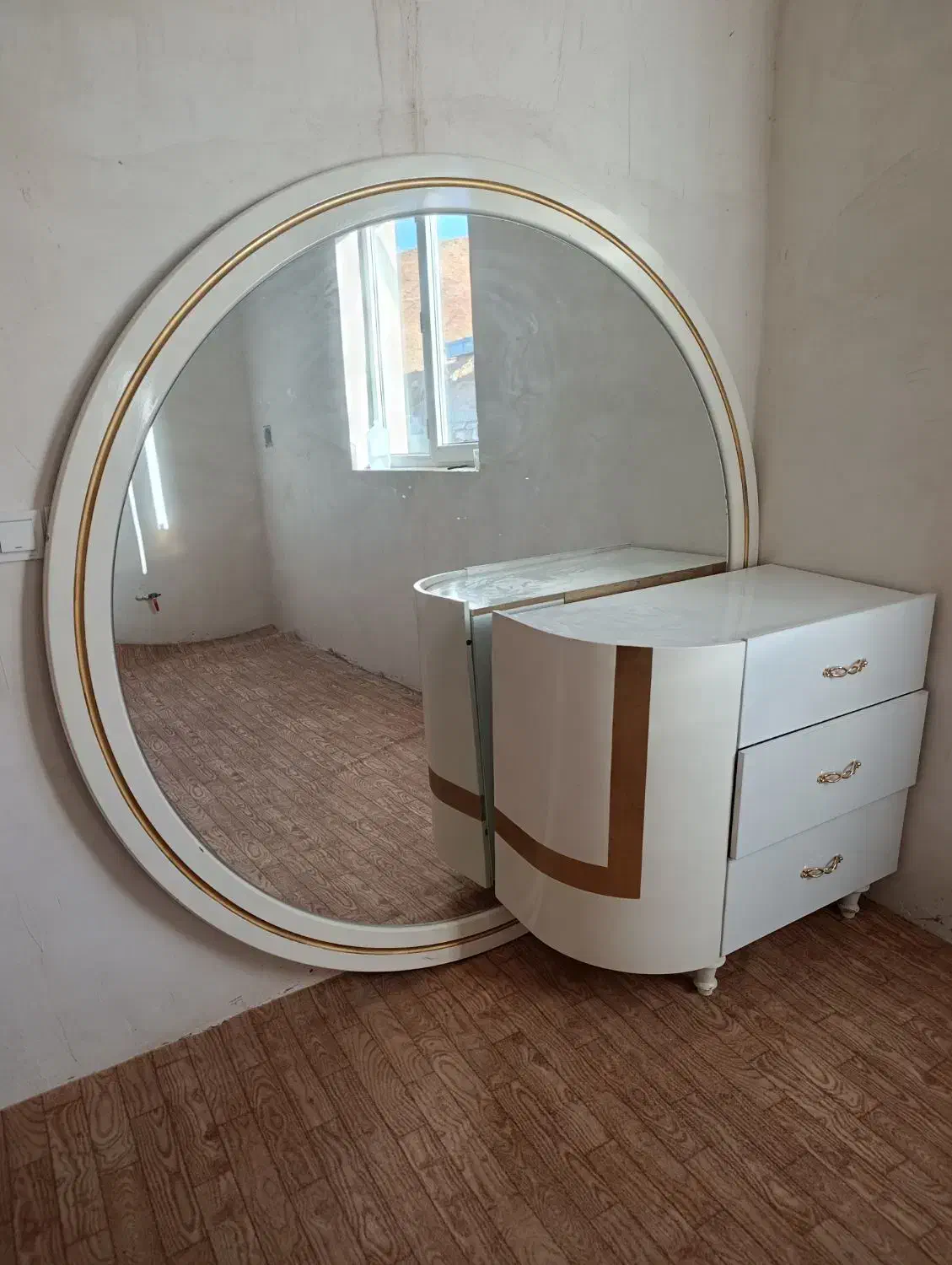 فروش آینه کنسول|بوفه، ویترین، کنسول|بیجار, |دیوار