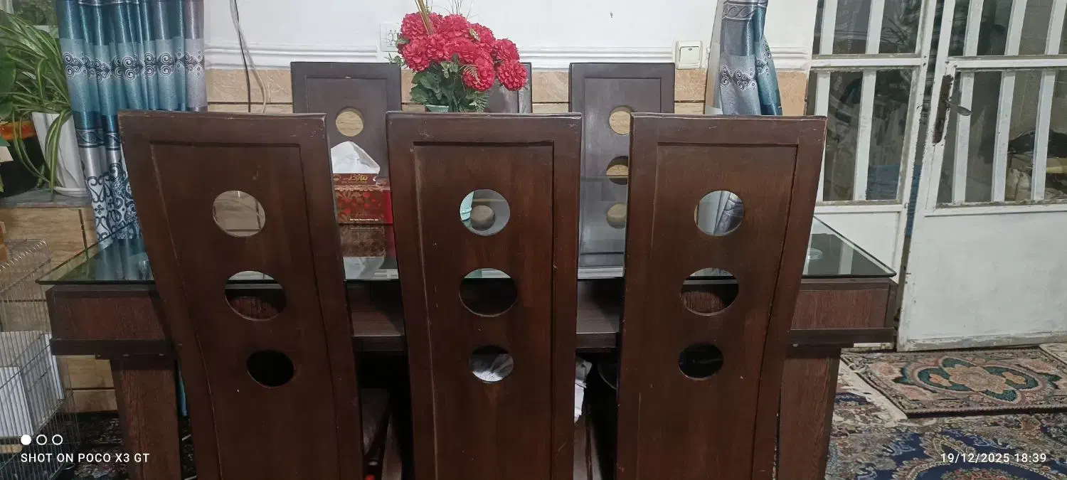 میز ناهار خوری شش نفره|میز و صندلی غذاخوری|کرمان, |دیوار