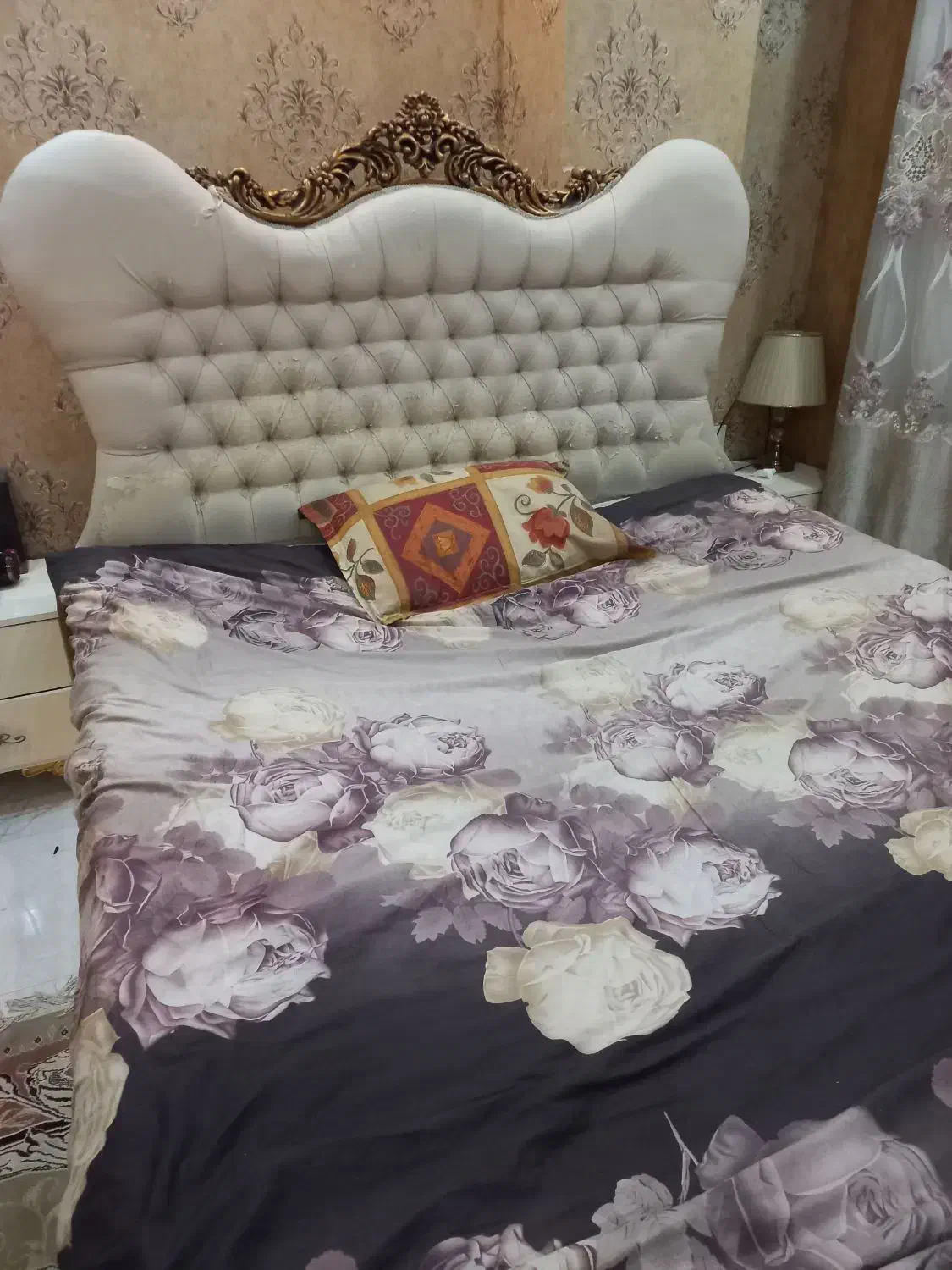 تخت دو نفره با تشک|تخت و سرویس خواب|گنبد کاووس, |دیوار